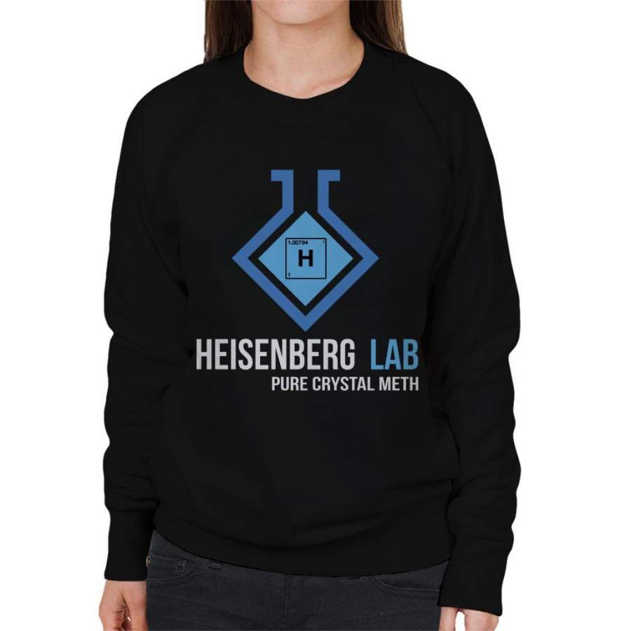 Breaking Bad Heisenberg Lab Pure Crystal Meth Women’s Sweatshirt