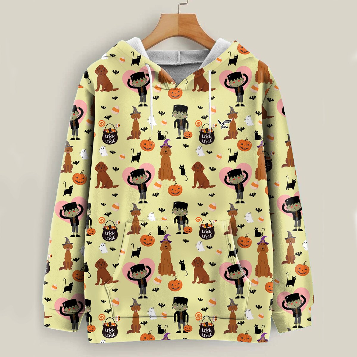 Trick Or Treat – Irish Setter Halloween Hoodie