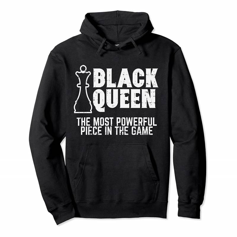 Black Queen Most Powerful Chess African American Women Gift Pullover Hoodie, T-Shirt, Sweatshirt, Tank Top, Racerback, Dolman