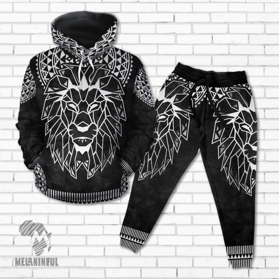 Silver Lion 2 All-over Hoodie And Joggers Set