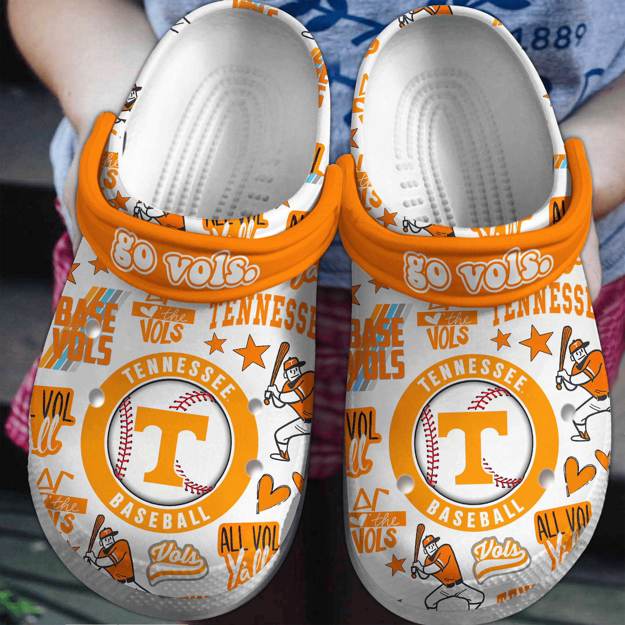 Tennessee Volunteers Football NCAA Sport Crocss Crocband Clogs Shoes Comfortable For Men Women and Kids