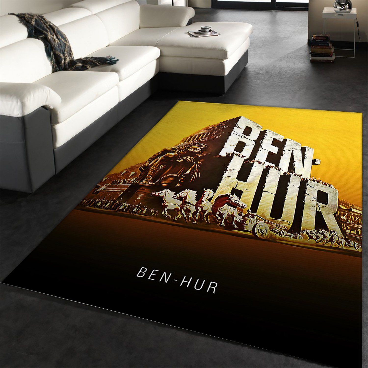 Ben Hur Rug Art Painting Movie Rugs Christmas Gift US Decor