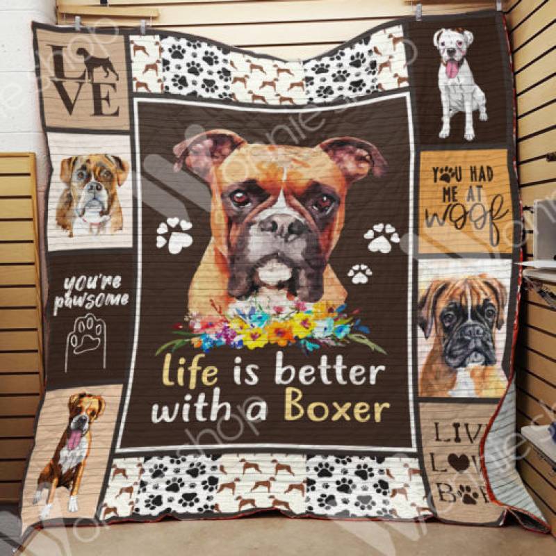 Boxer Dog Blanket OCT1402 68O39