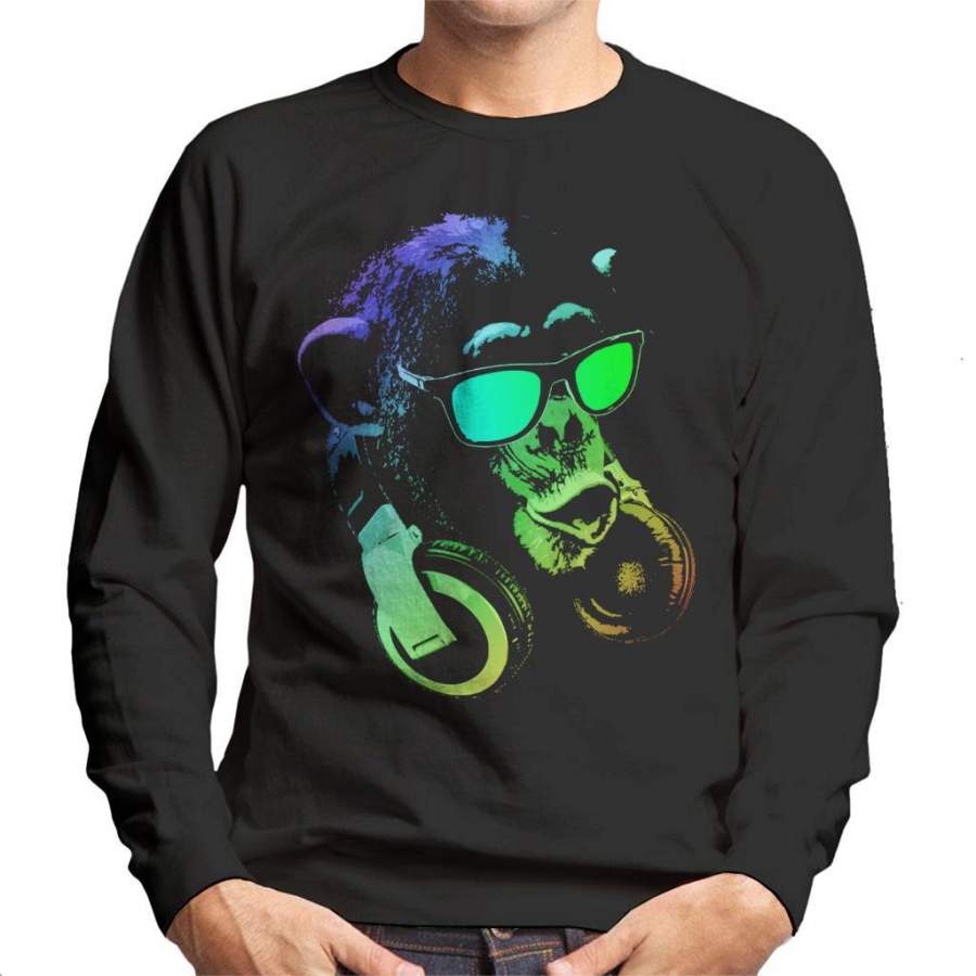 Monkey DJ Men’s Sweatshirt