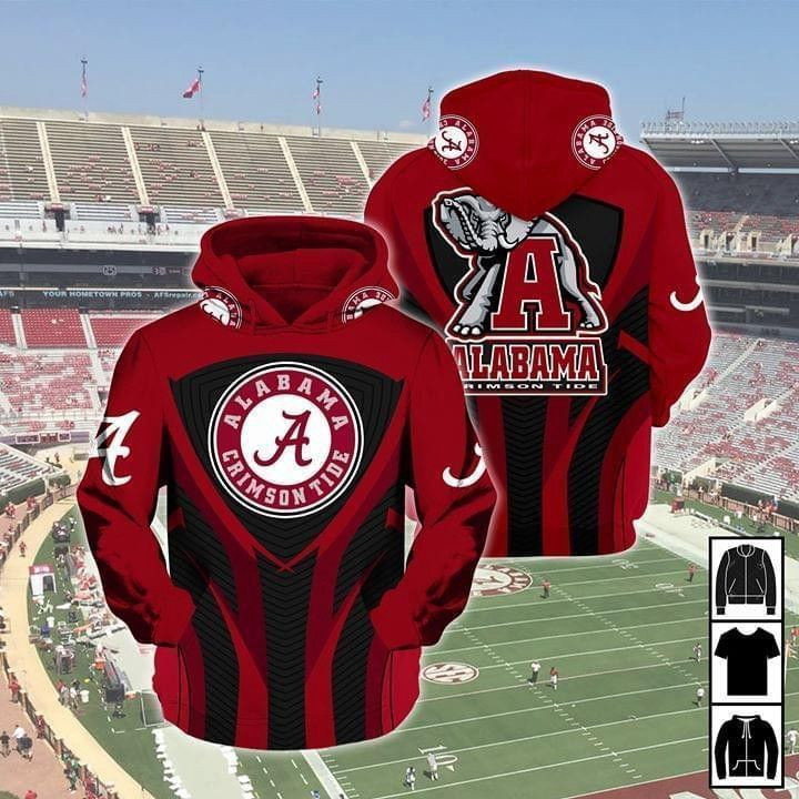 Alabama Crimson Tide Fan Hoodie & Zip Hoodie