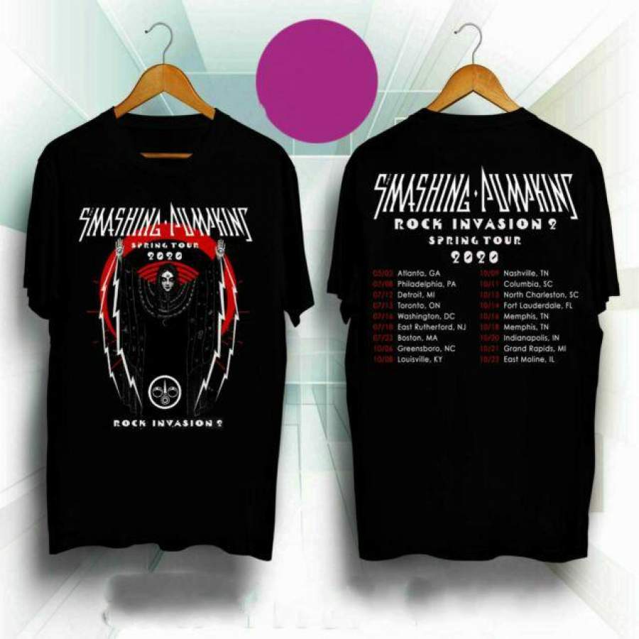 New Smashing Pumpkins Rock Invasion Tour 2020 T-Shirt