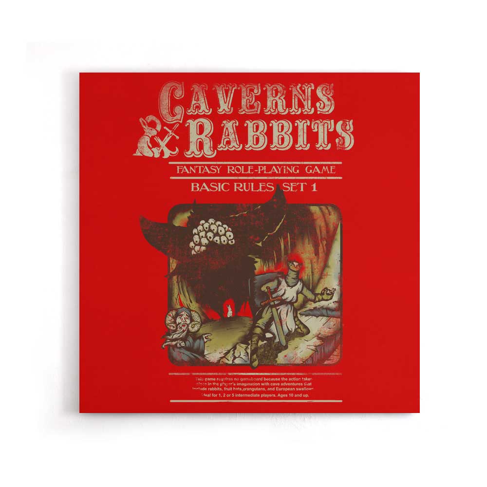 Caverns and Rabbits – Canvas Print