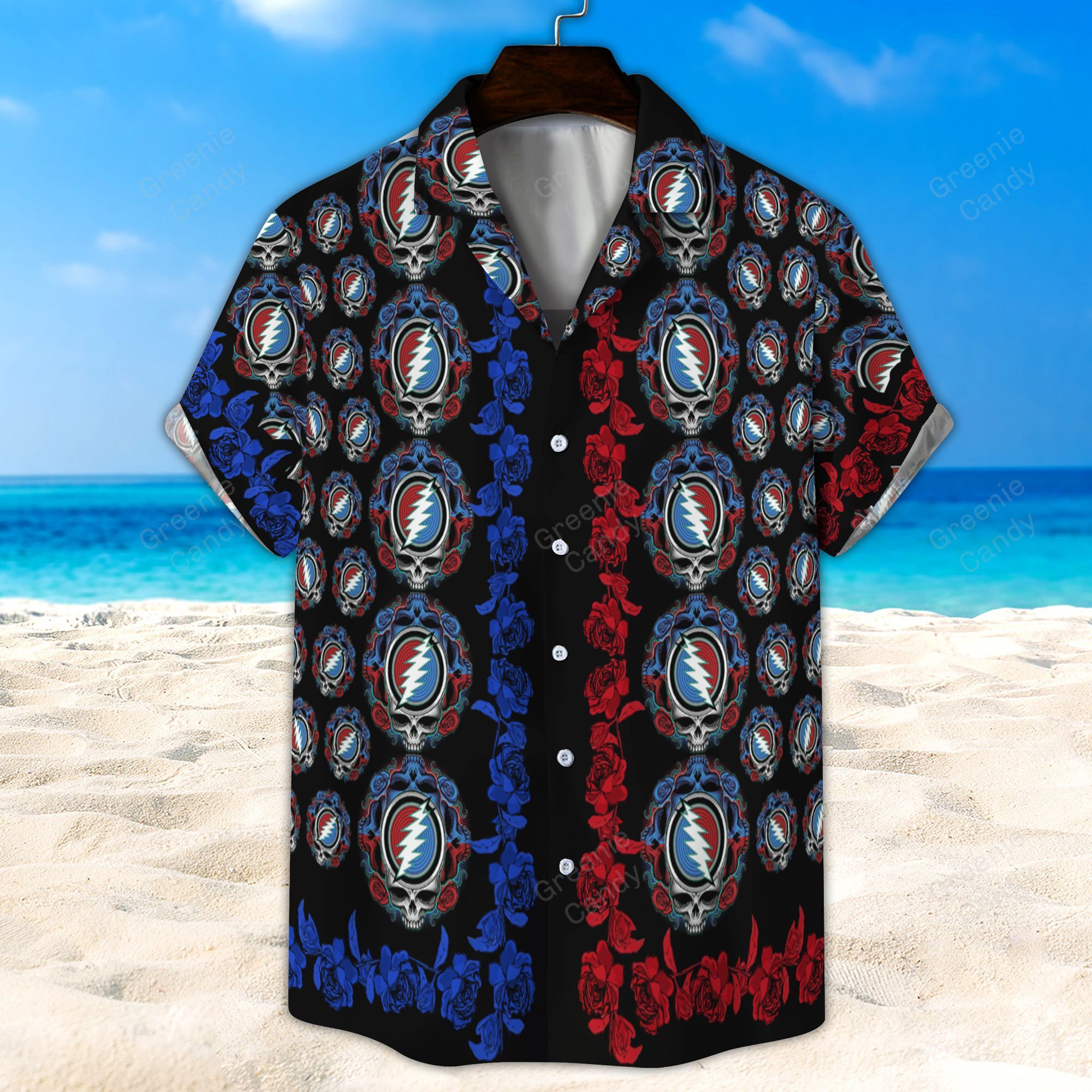 Thankful Dead Unisex Hawaiian Shirt Beach Short Ha1179