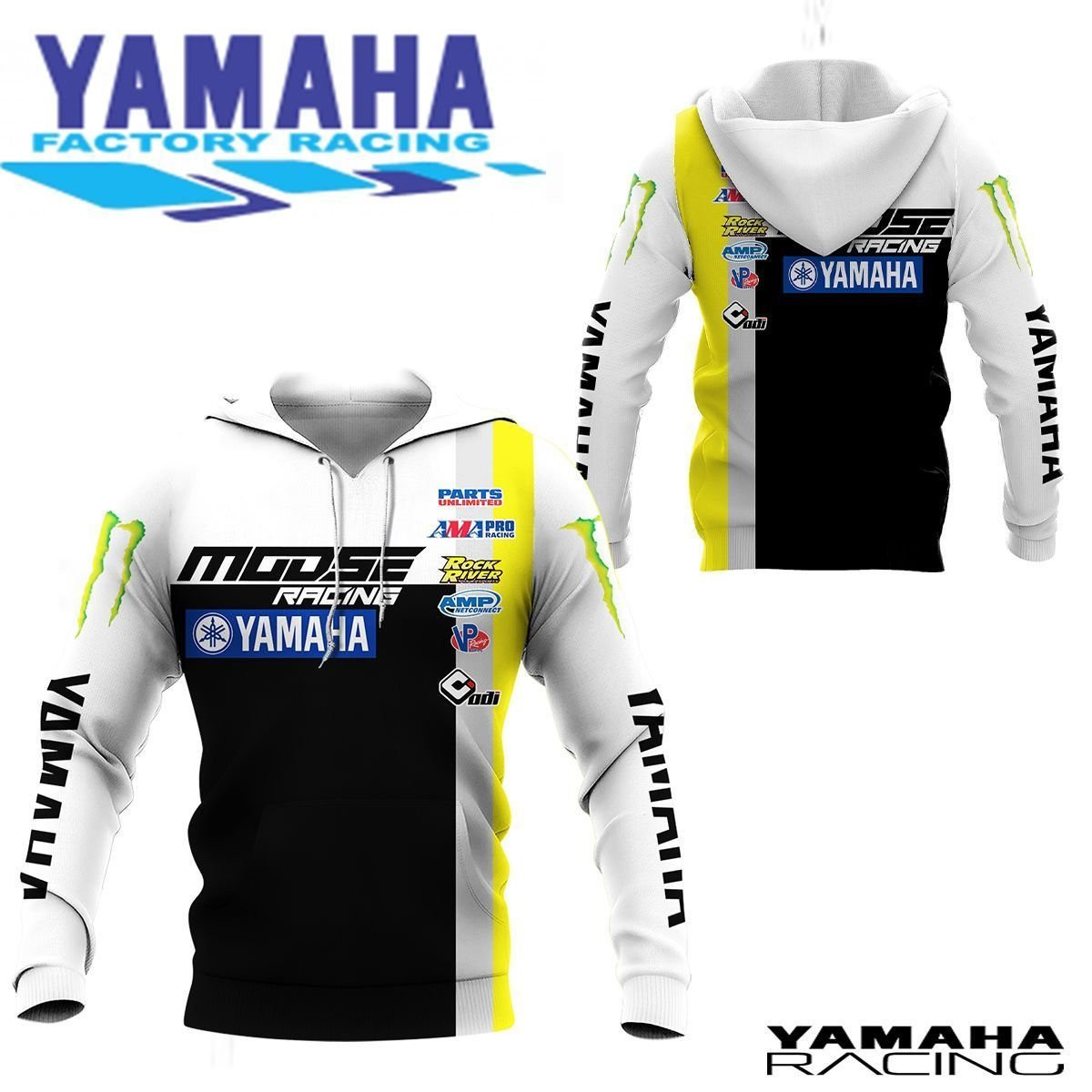 3D All Over Yamaha Racing Shirts Ver 34