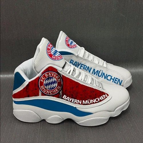 Bayern MunichFootball Team Air Jordan 13 Customized For Fan Shoes Sport Sneakers