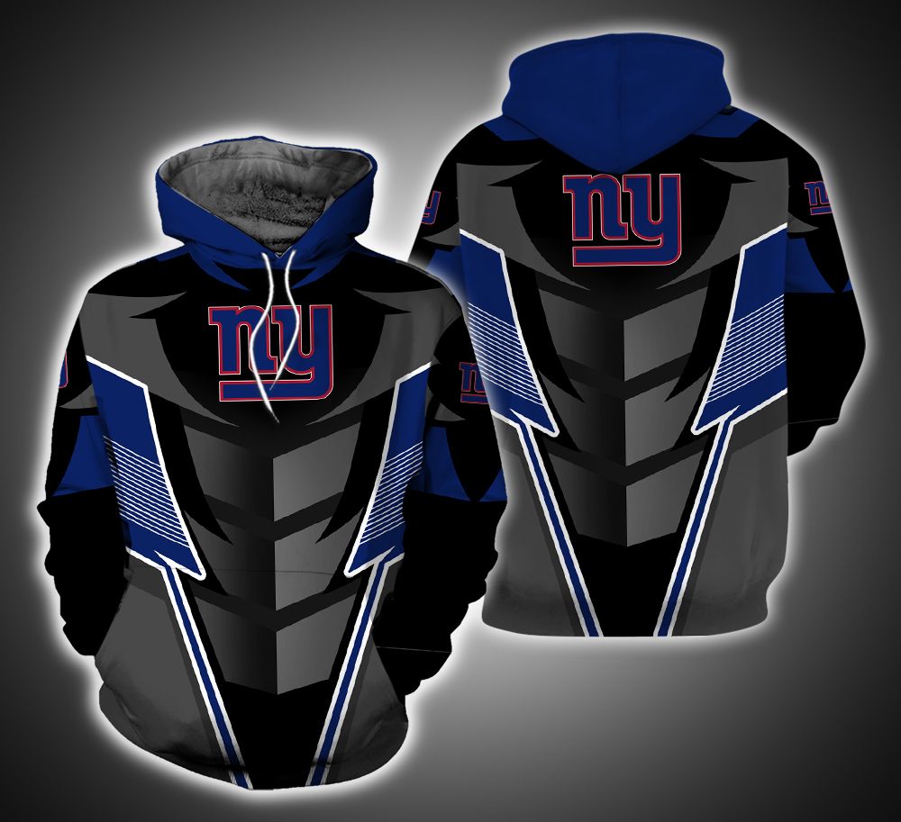 New York Giants Armor 3D Printed Hoodie