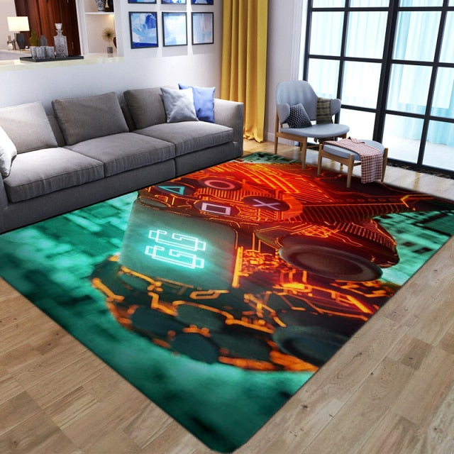 3D Game Controller Rug