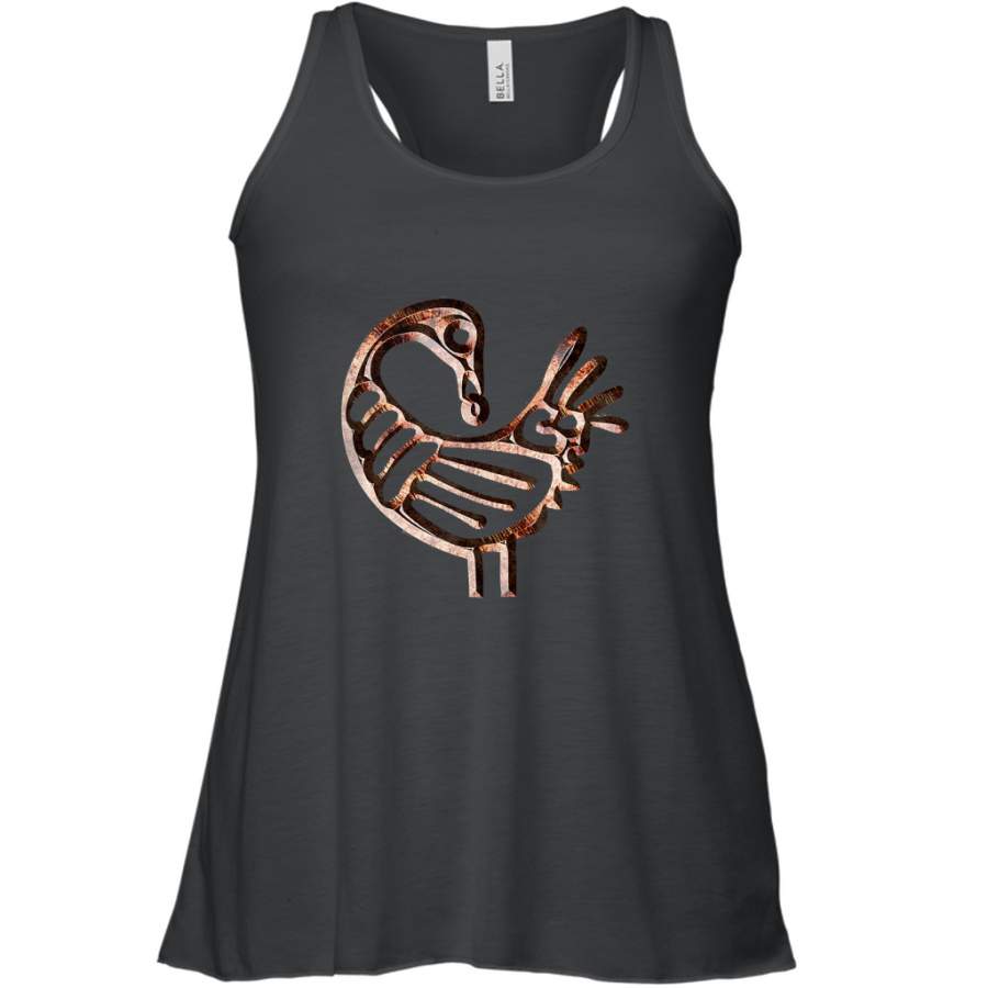 Sankofa Bird Adinkra African Art Asante Afrikan Diaspora shirt Racerback Tank