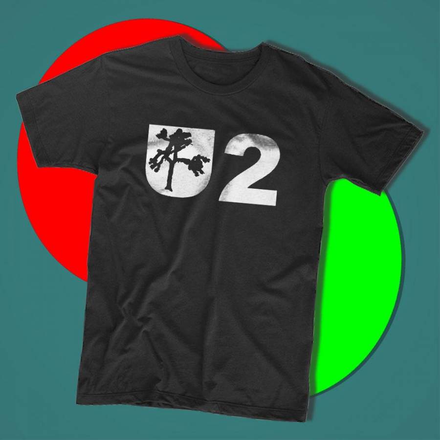 U2 Joshua Tree Vinyl logo Men’s T shirt