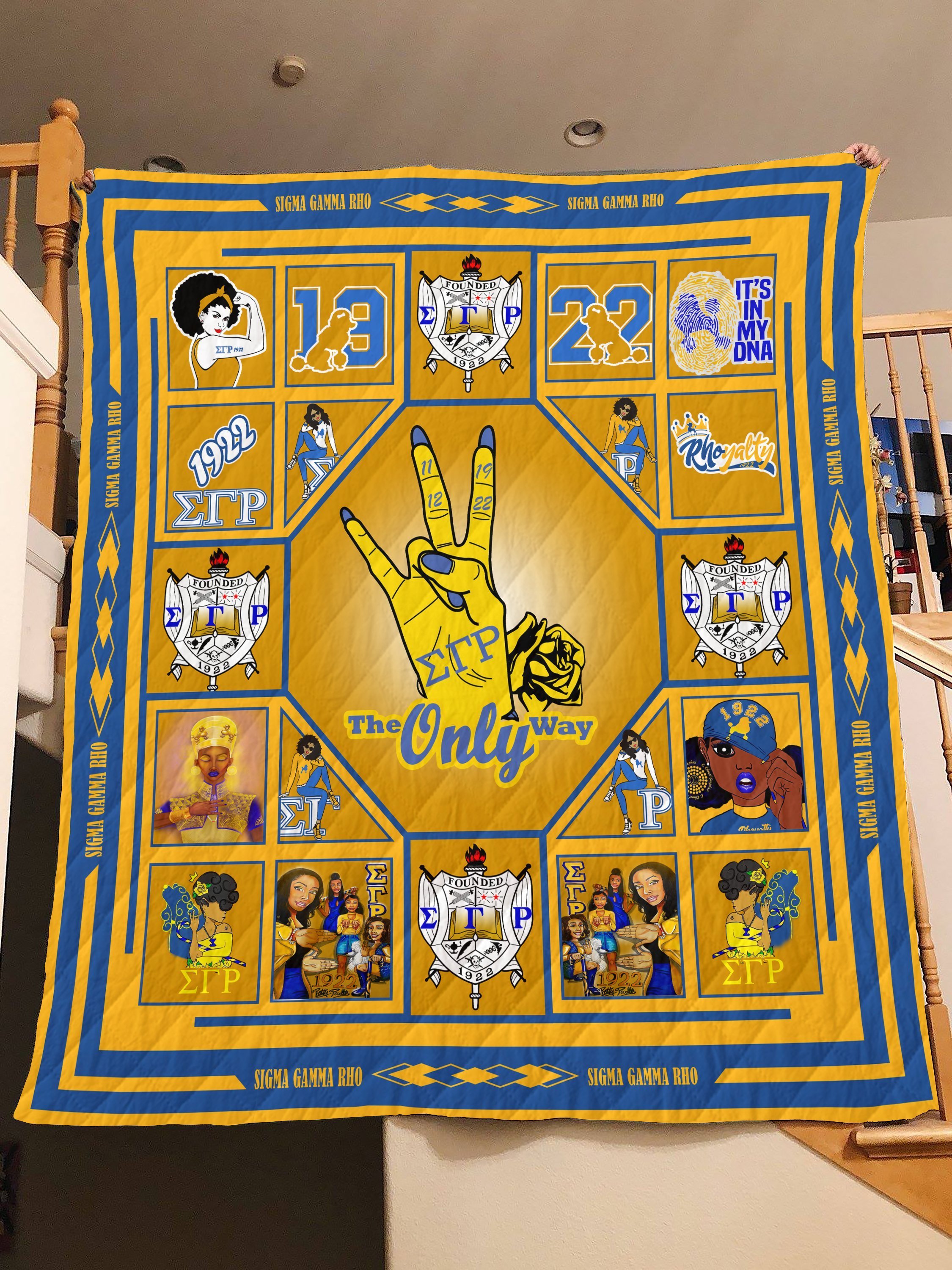 Sigma Gamma Rho Quilt