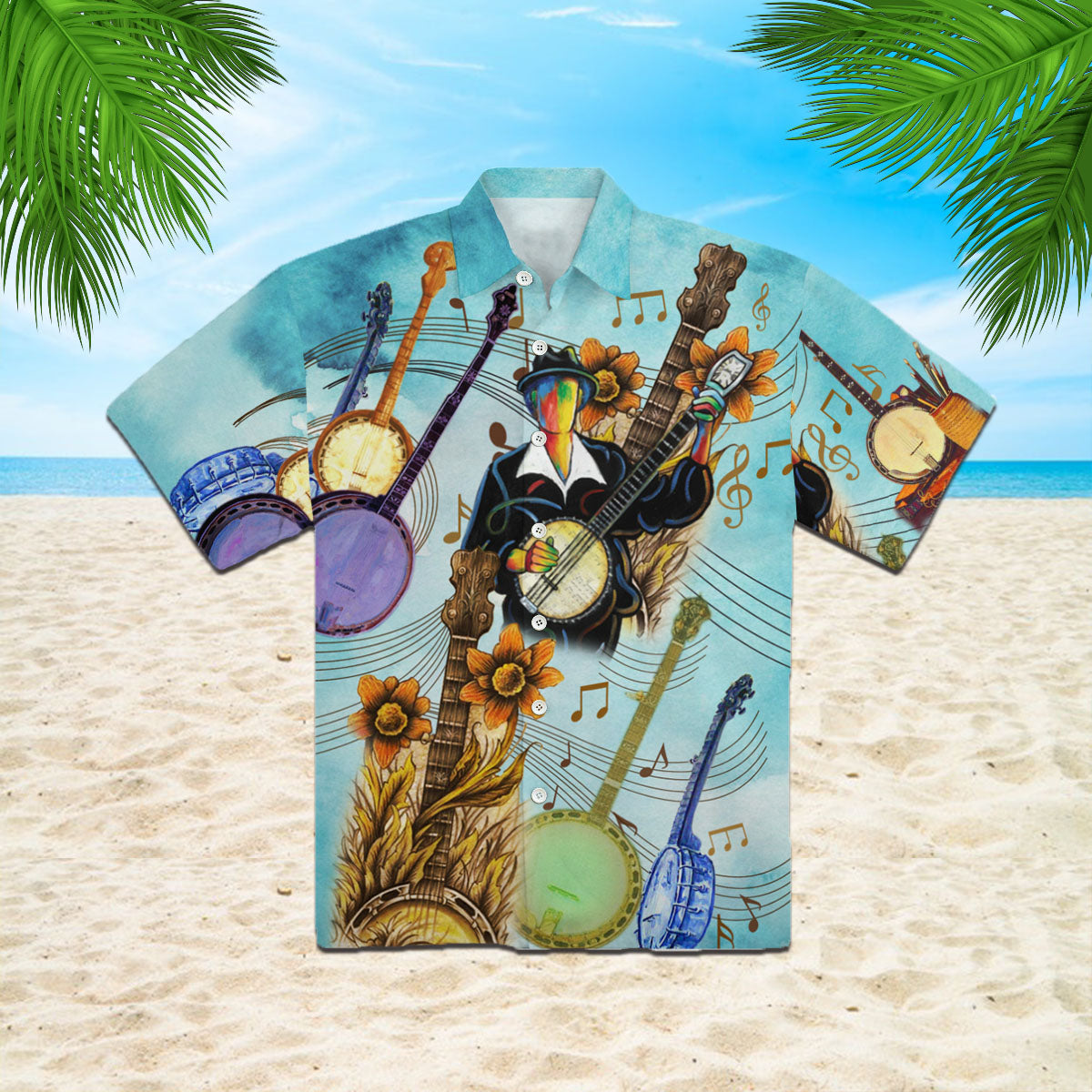 Oragontee Cheerful Melodies From Banjo Hawaii Shirt For Men Women Adult Ha91812