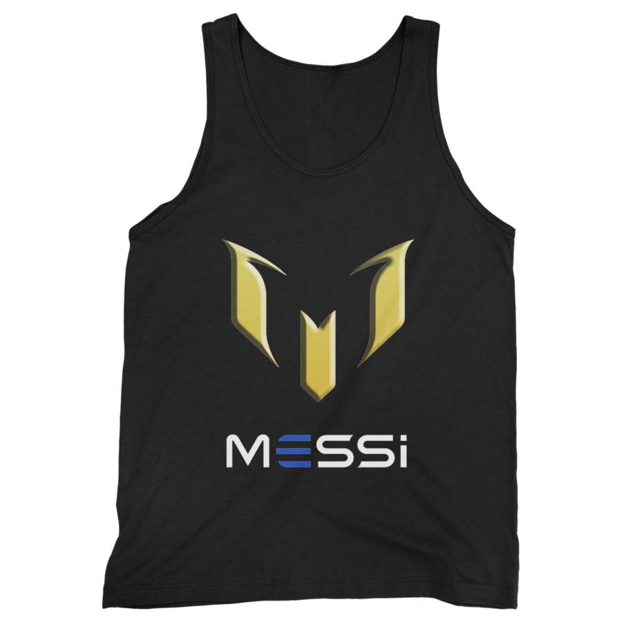 Lionel Messi Logo Gold Man’s Tank Top T-Shirt