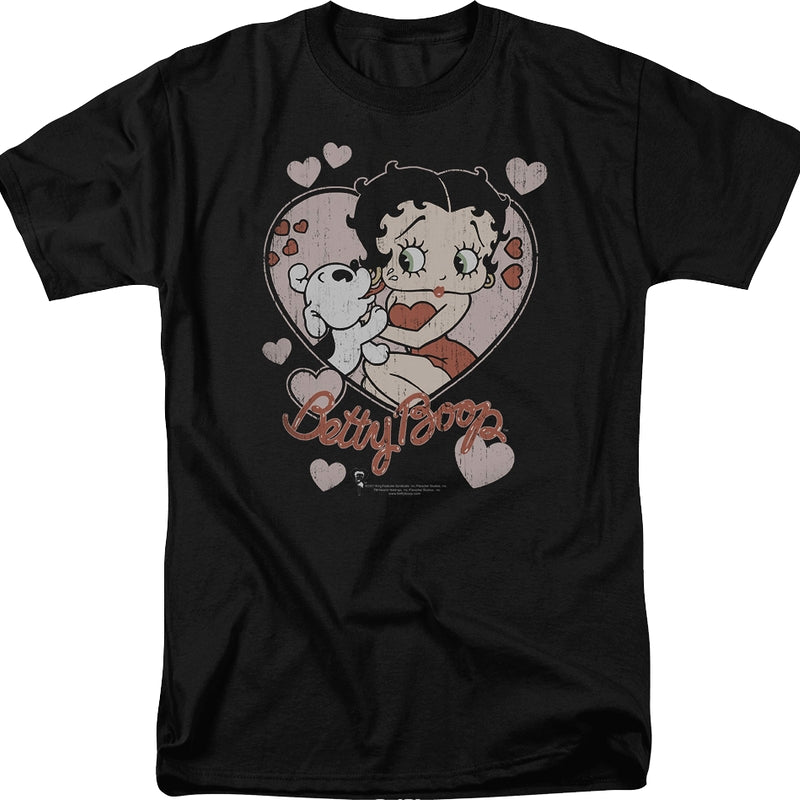 Puppy Love Betty Boop T-Shirt