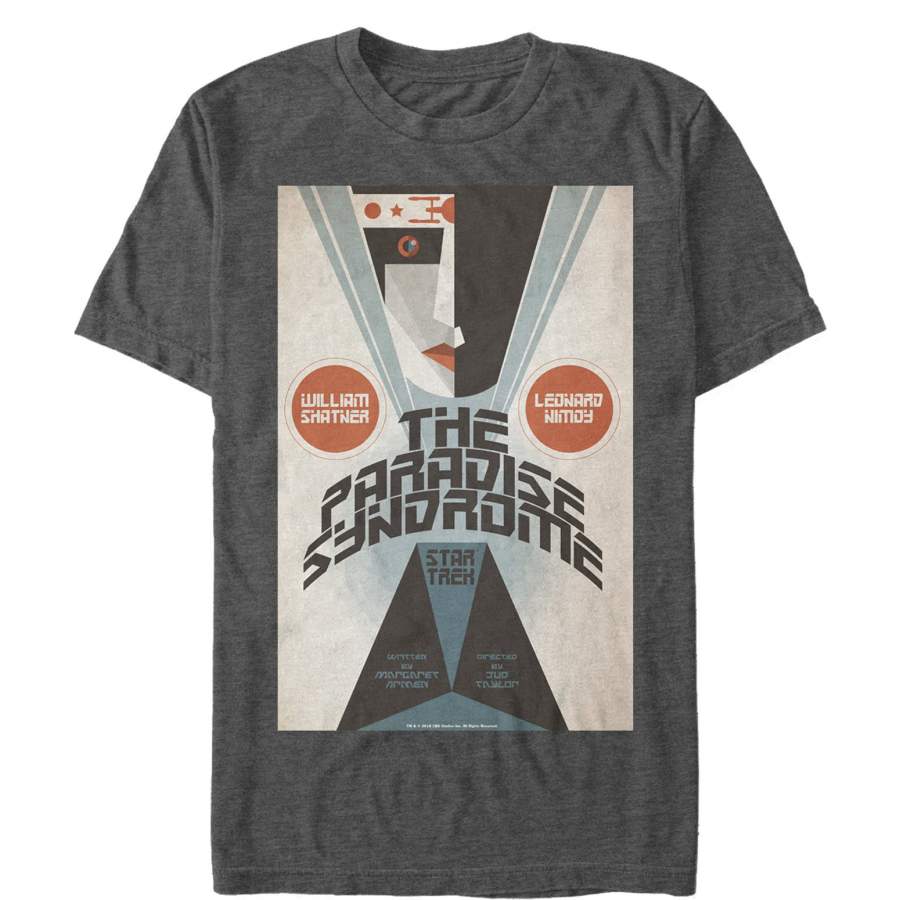 Star Trek Men’s The Paradise Syndrome Episode Poster  T Shirt