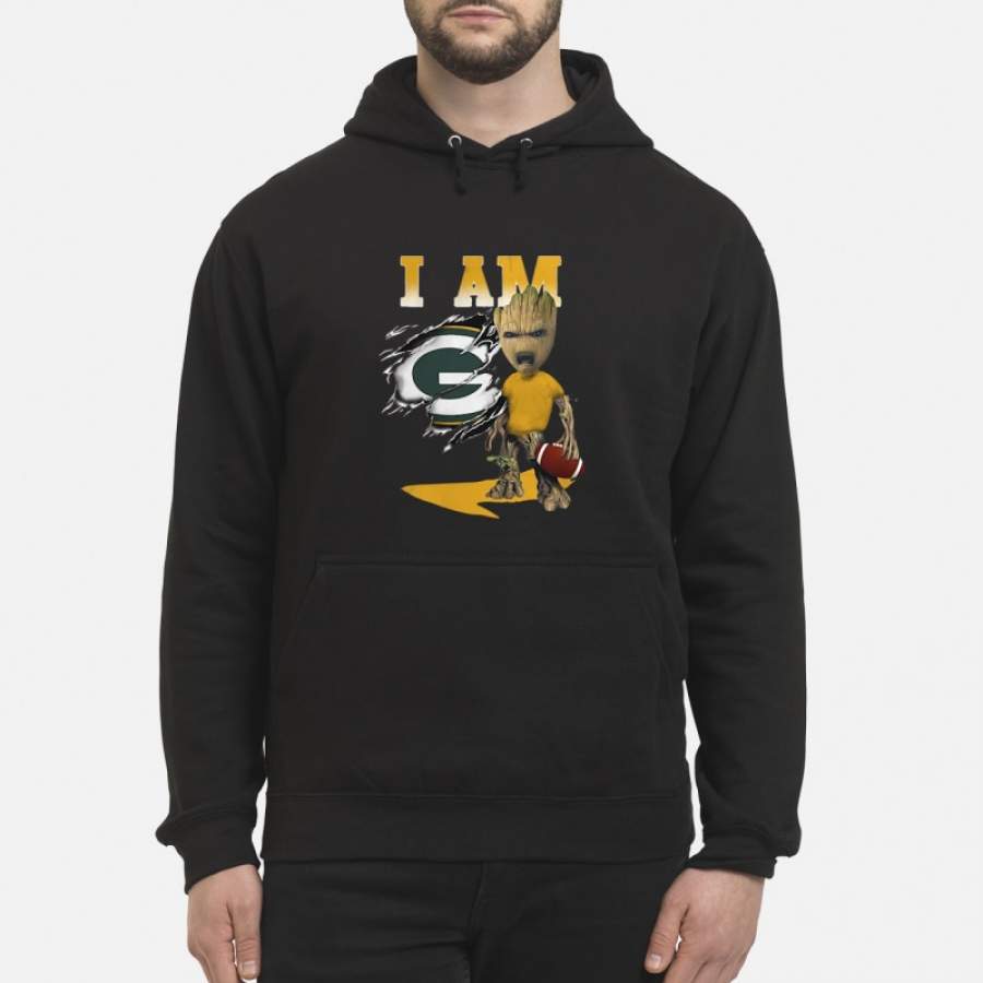 Groot I am Green Bay Packers Hoodie