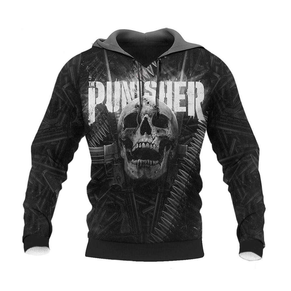 The Punisher Skull Symbol 3D All Over Printed