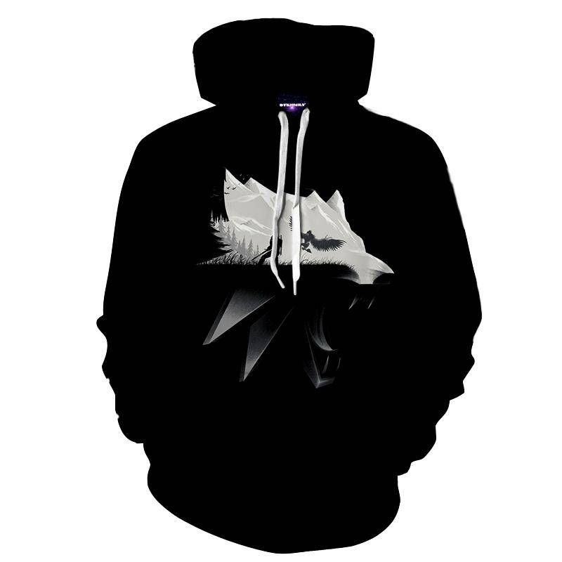 The Witcher Symbol Geralt Fight Griffin Game Theme Hoodie