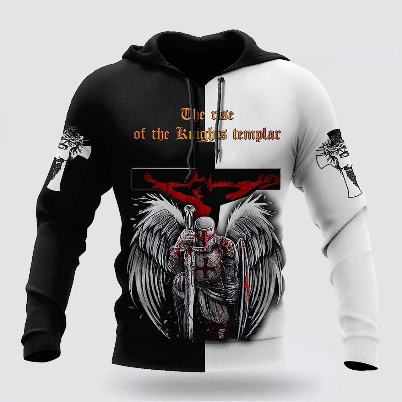 The Rise Of Knight Templar 3D Hoodies For Women Men  Christian Apparel Hoodies
