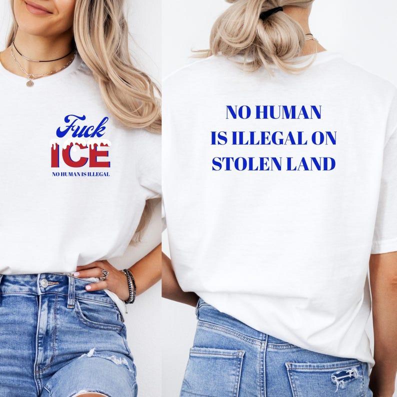 No Human Is Illegal Shirt, F ICE Shirt, Abolish ICE Shirt, Human Rights Activist, Immigration Human Rights Sweatshirt