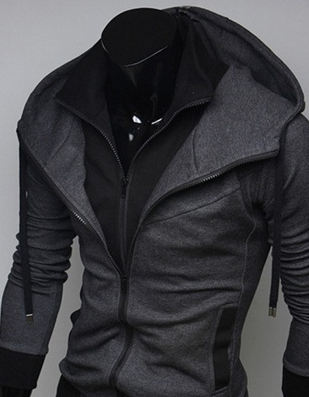 2022 Fashion Autumn Hooded Coat Men Casual Cardigan Sweater Jacket Oversize S-3XL Zipper Street Mens Jackets and Coats alx