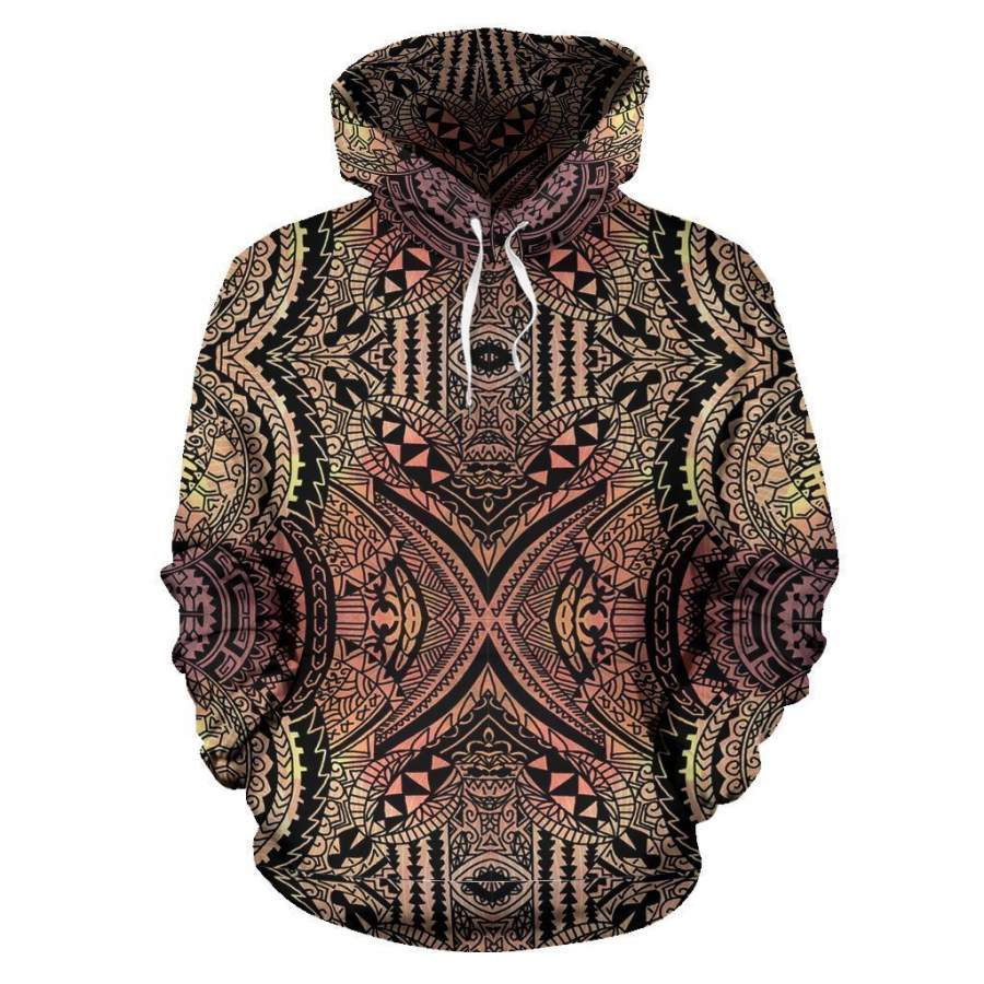Polynesian Tribal Hoodie 01 – AH – J4