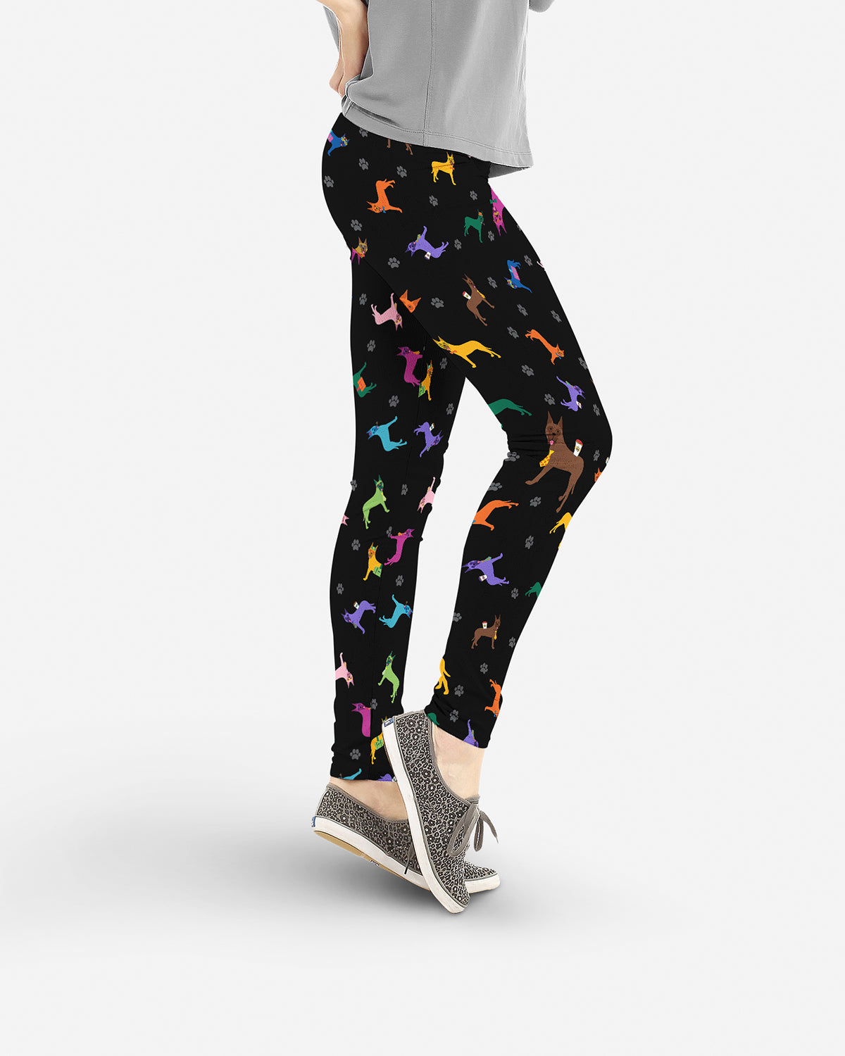 Colorful Great Dane Leggings