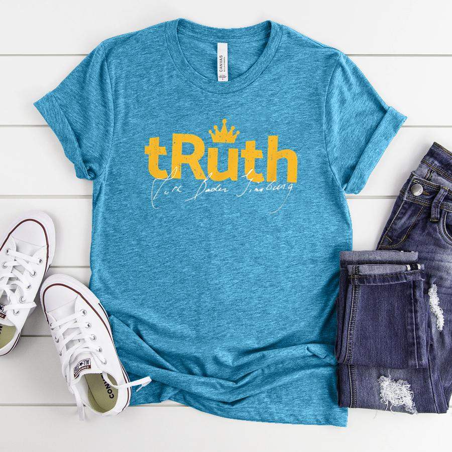 Ruth Bader Ginsburg Truth Crown Tshirt  Classic Canvas