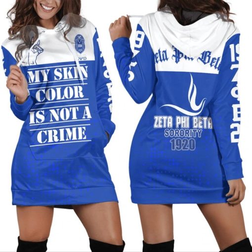 Zeta Phi Beta Hoodie Dress