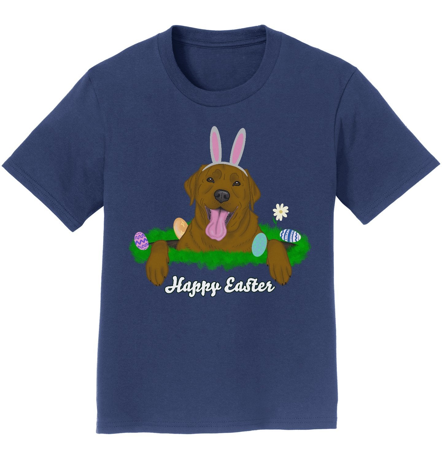 Rabbit Hole Chocolate Labrador  – Kids’ Unisex T-Shirt