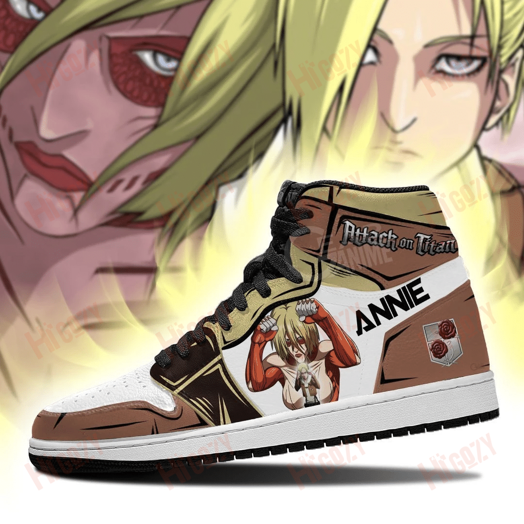 Annie Leonhart Titan Sneakers Attack On Titan Anime Sneakers