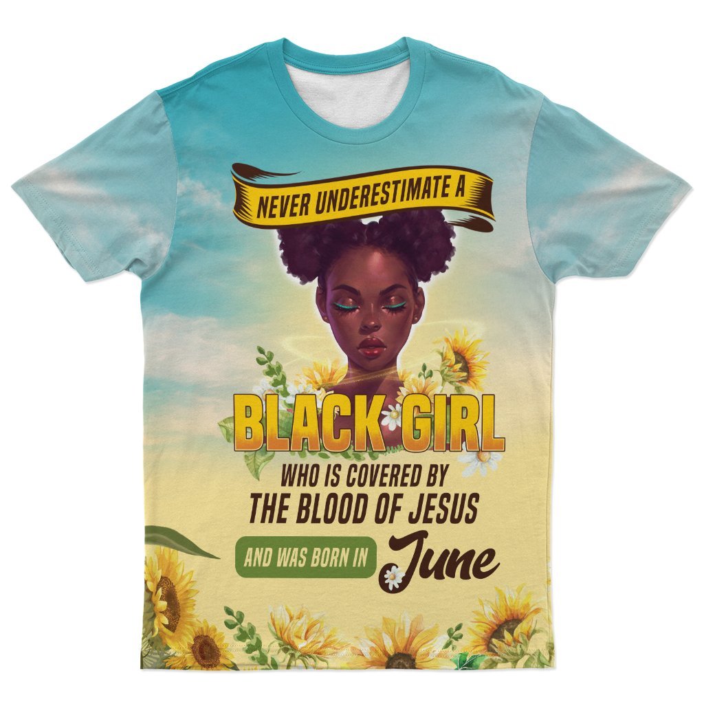 Never Underestimate A Black Girl T-shirt