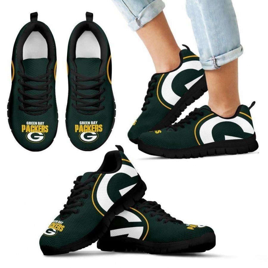 Gorgeous Logo Green Bay Packers Sneakers #288