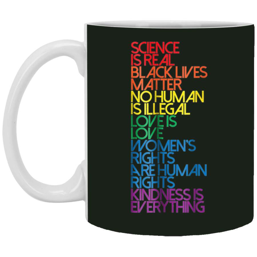 Science is Real Black Lives Matter Mug