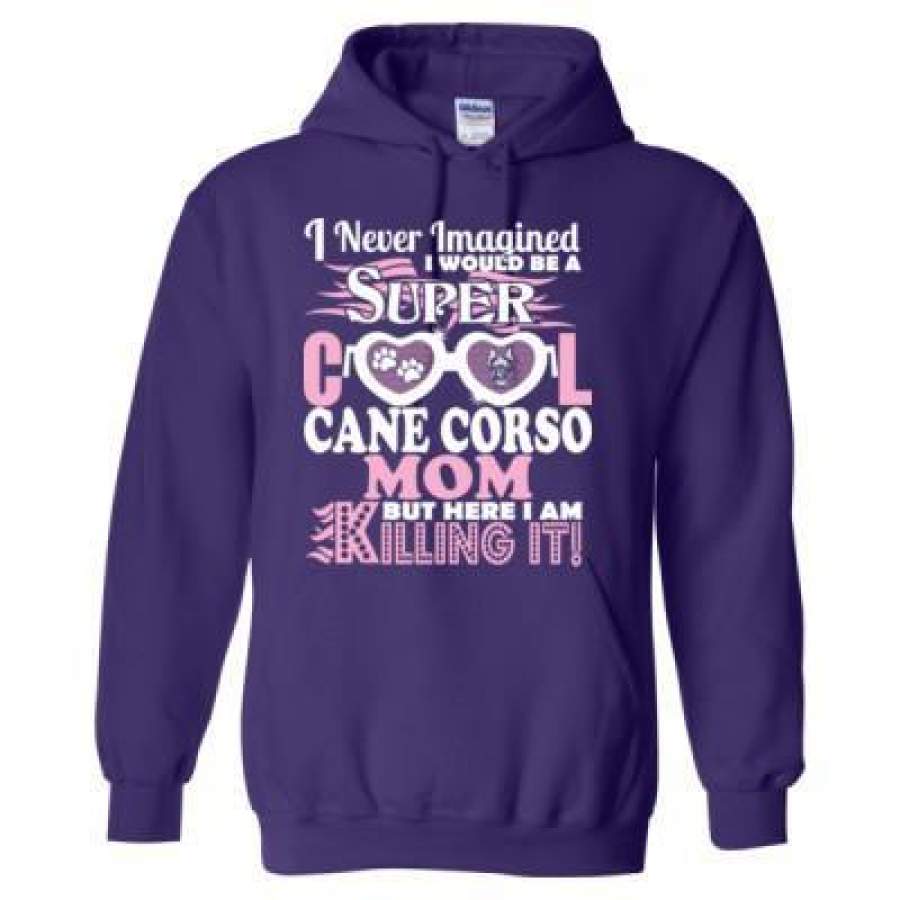 AGR I Never Imagined I Would Be A Super Cool Cane Corso Mom But I Am Killing It – Heavy Blend™ Hooded Sweatshirt