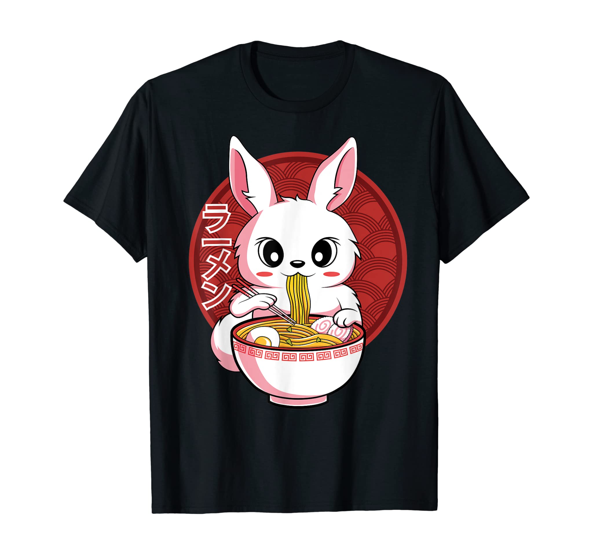 Kawaii Bunny Anime Ramen Japanese Noodles Rabbit Lover Gift T-Shirt