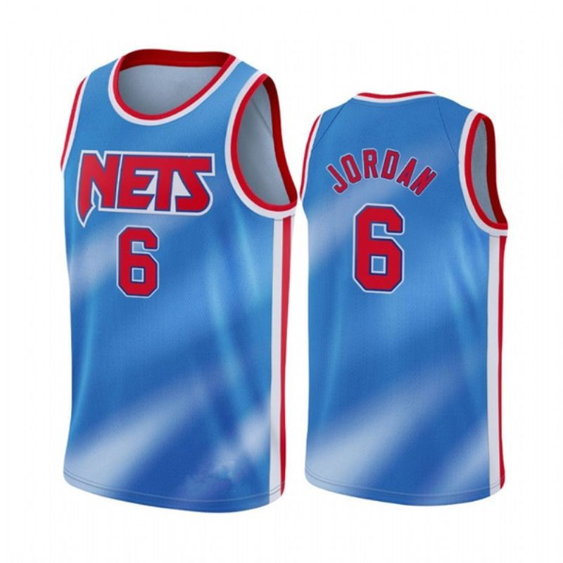 Brooklyn Nets Deandre Jordan #6 2020 NBA New Arrival Blue Jersey