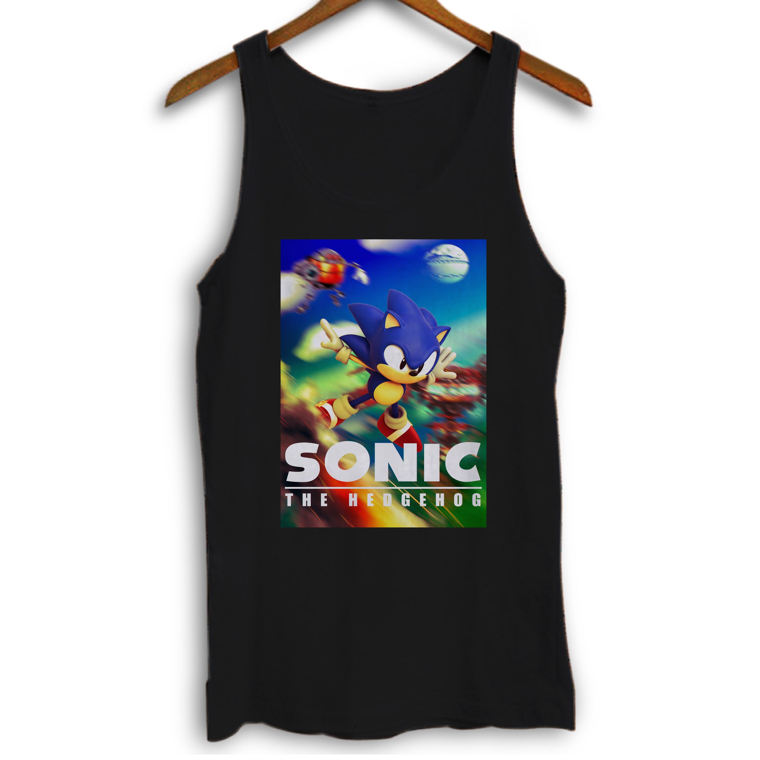 Sonic The Hedgehog Poster Clasic Tanktop Women