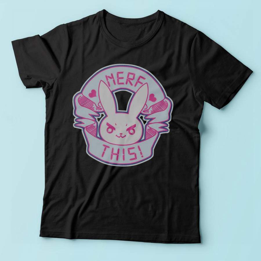 Nerf This Overwatch Bunny Gif Men’S T Shirt