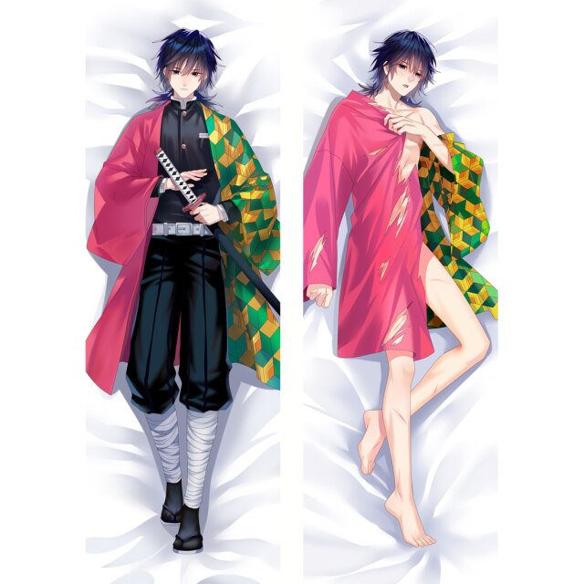 Demon Slayer: Kimetsu No Yaiba – Tomioka Giyuu – Double-Sided Anime Dakimakura Pillow Case
