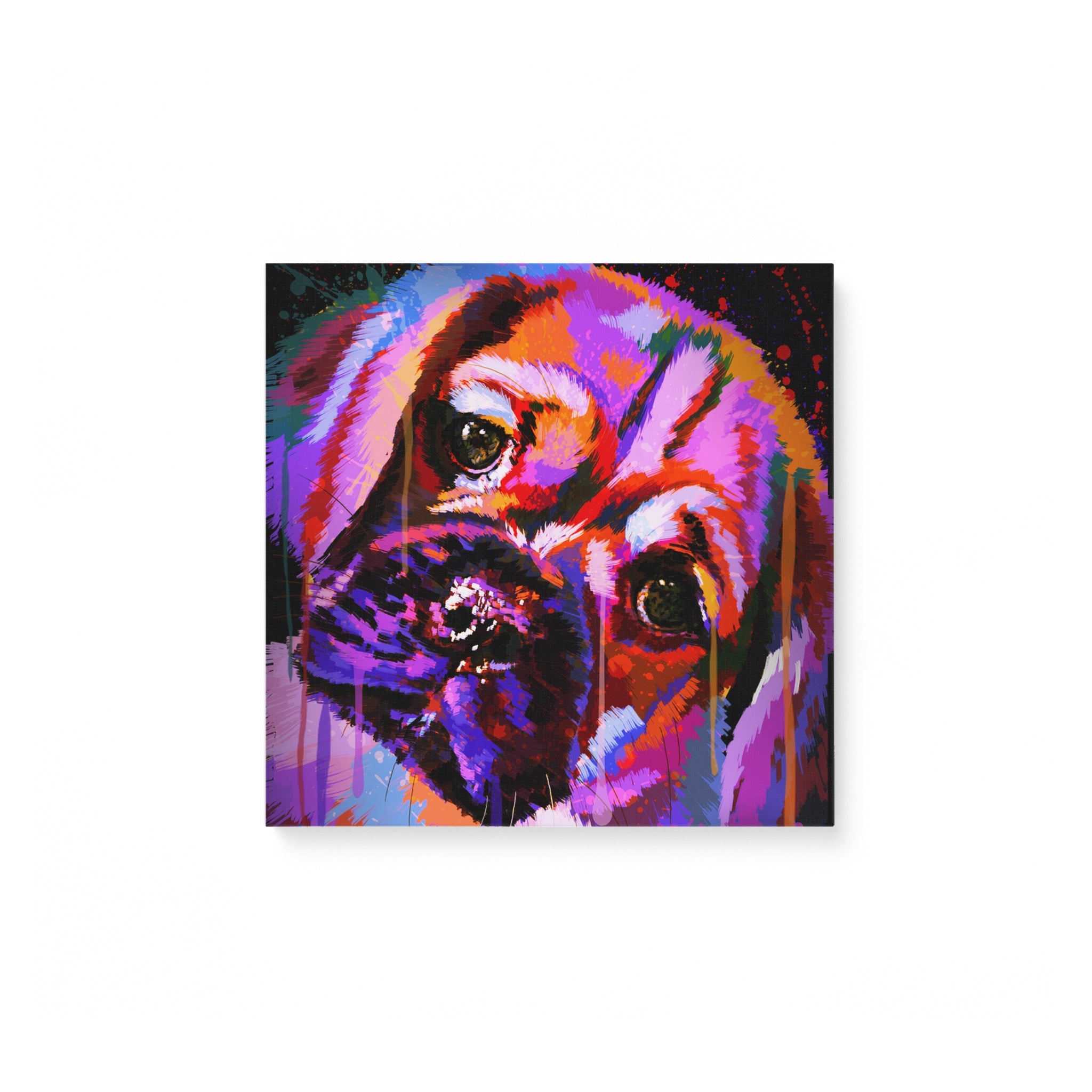 Bullmastiff 2 Water Color – Matte Canvas