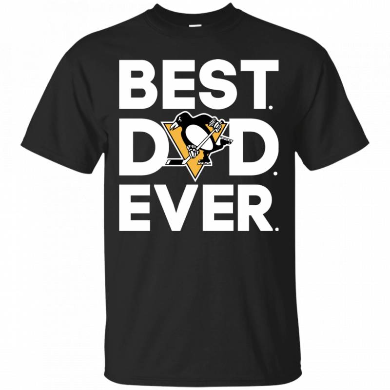 Pittsburgh Penguins Best Dad Ever T shirt Long Sleeve Sweatshirt Hoodie