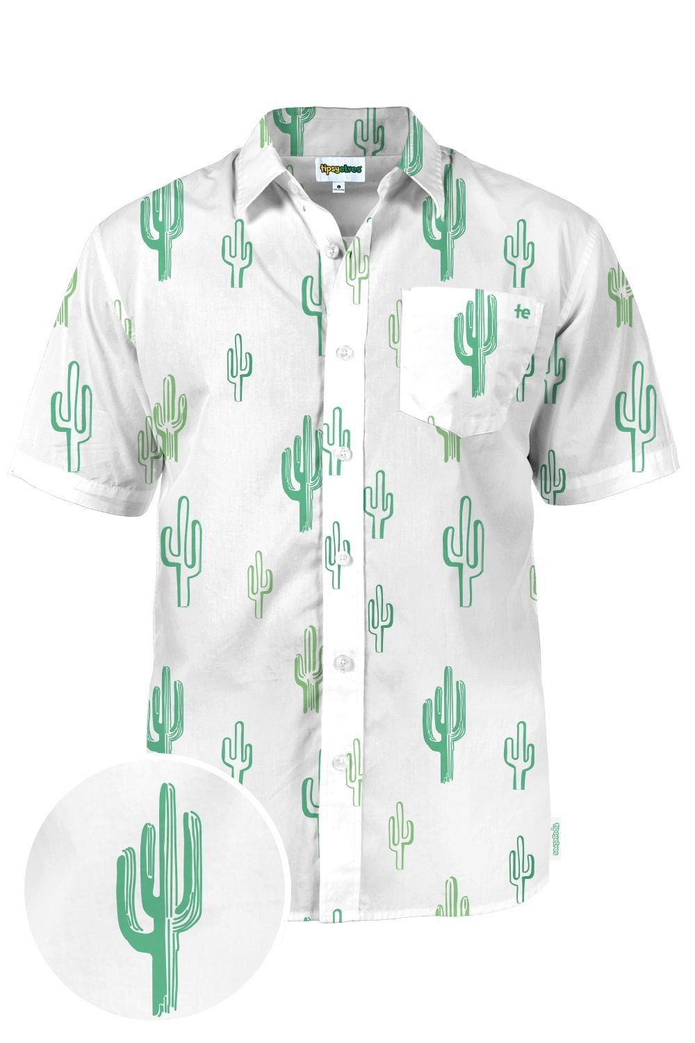 Cali Cactus White Awesome Design Hawaii Shirt Ha107690