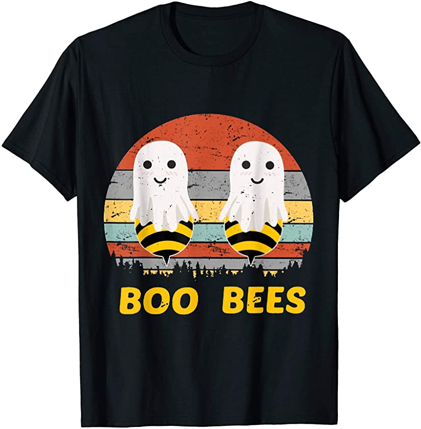 Boo Bees Vintage Halloween – Vintage Boo Bees Funny T-Shirt