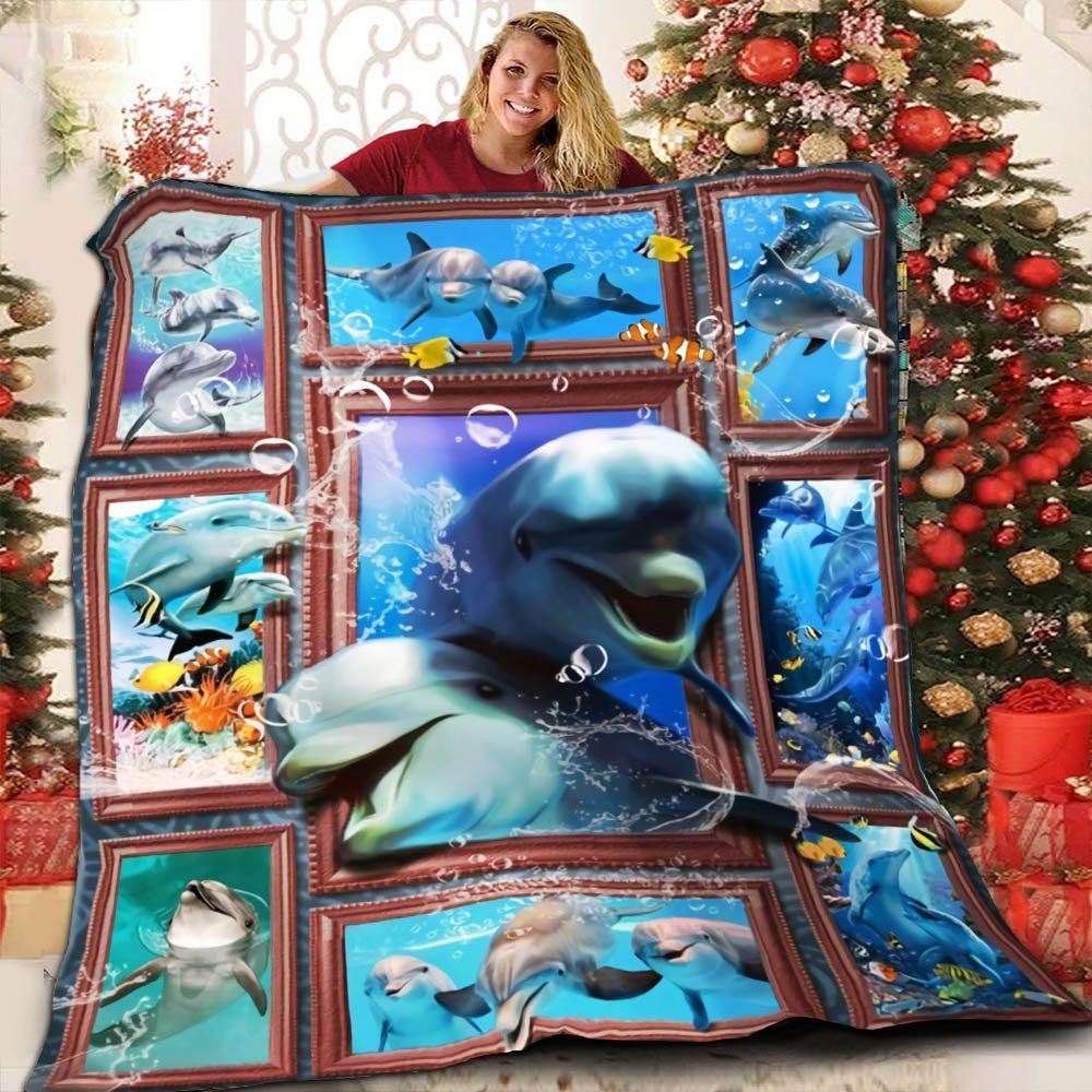 Dolphin Iza Phir 3D Customized Quilt