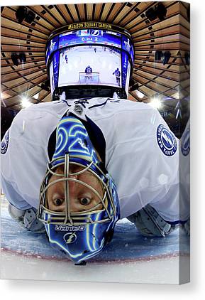 Tampa Bay Lightning V New York Rangers Bruce Bennett Canvas Print